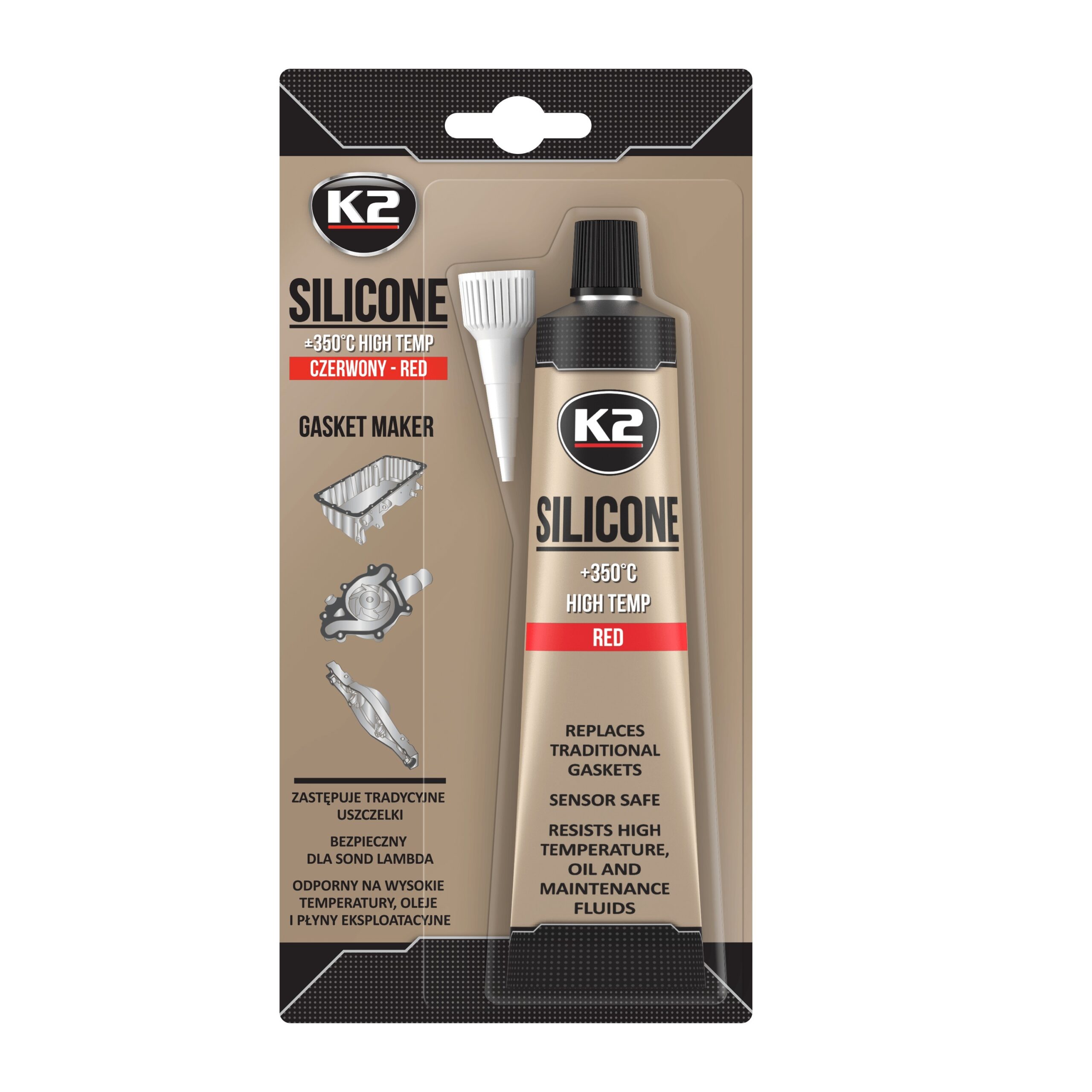 K2 SILIKON ROSU BLISTER 85GR 350*C
