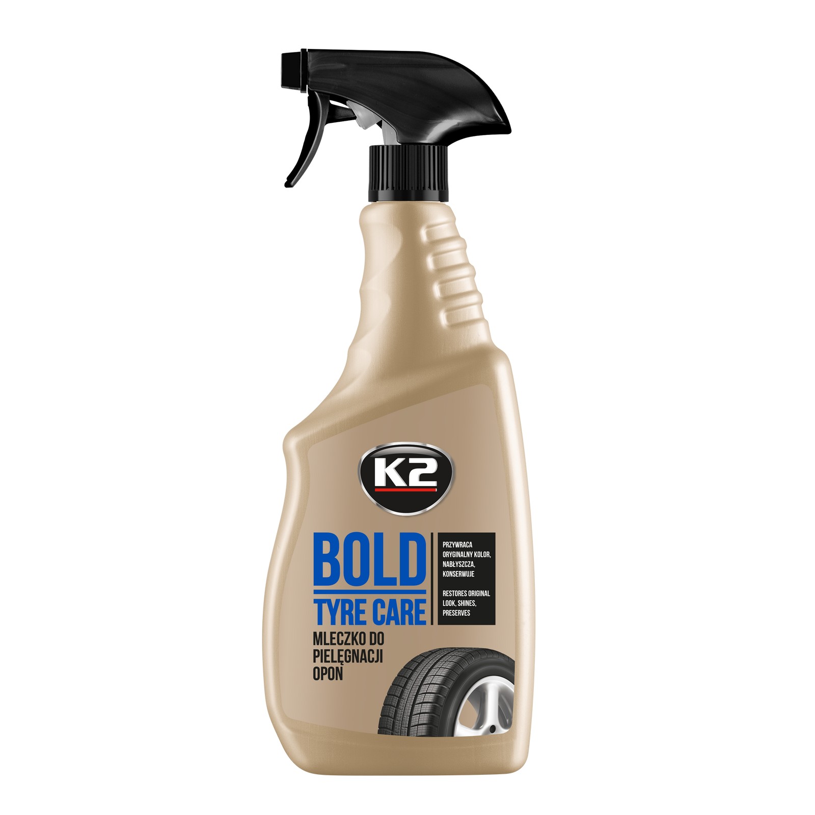 K2 BOLD 700ML ATOM Sol.pt.curatarea anvelopelor