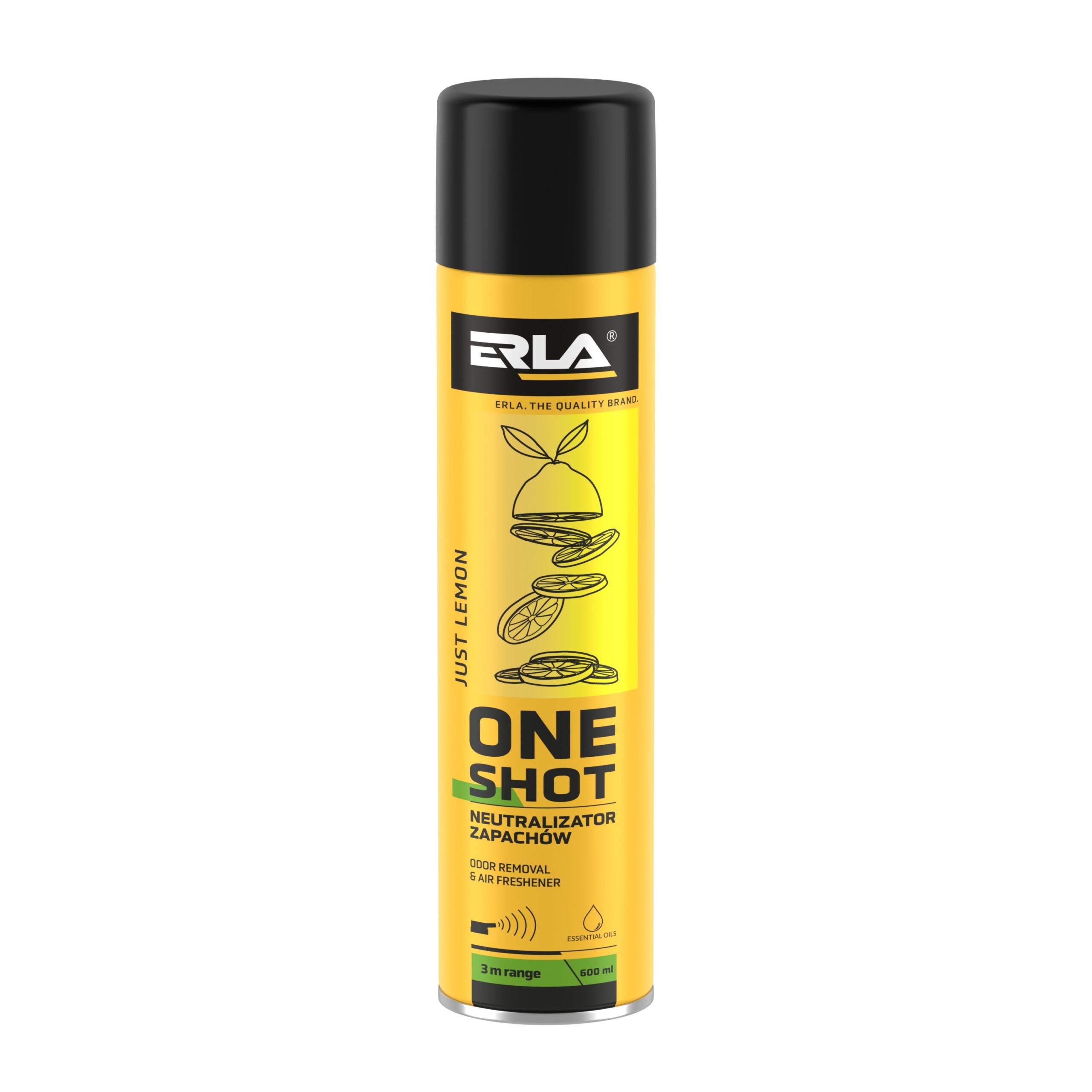 K2 ERLA ONE SHOT 600 JUST LEMON NEUTRALIZATOR SI ODORIZANT