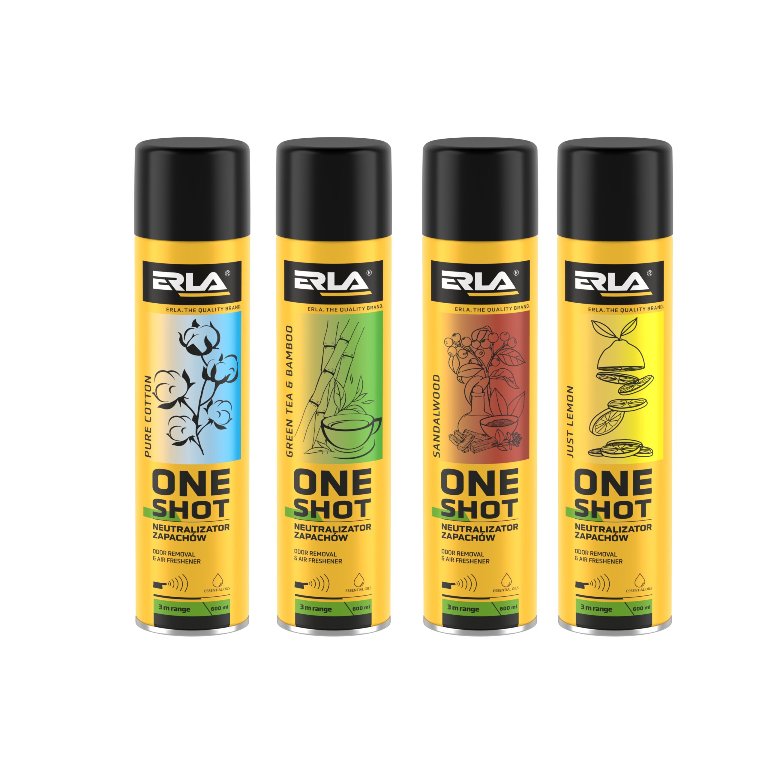 K2 ERLA ONE SHOT 600 MIX NEUTRALIZATOR SI ODORIZANT