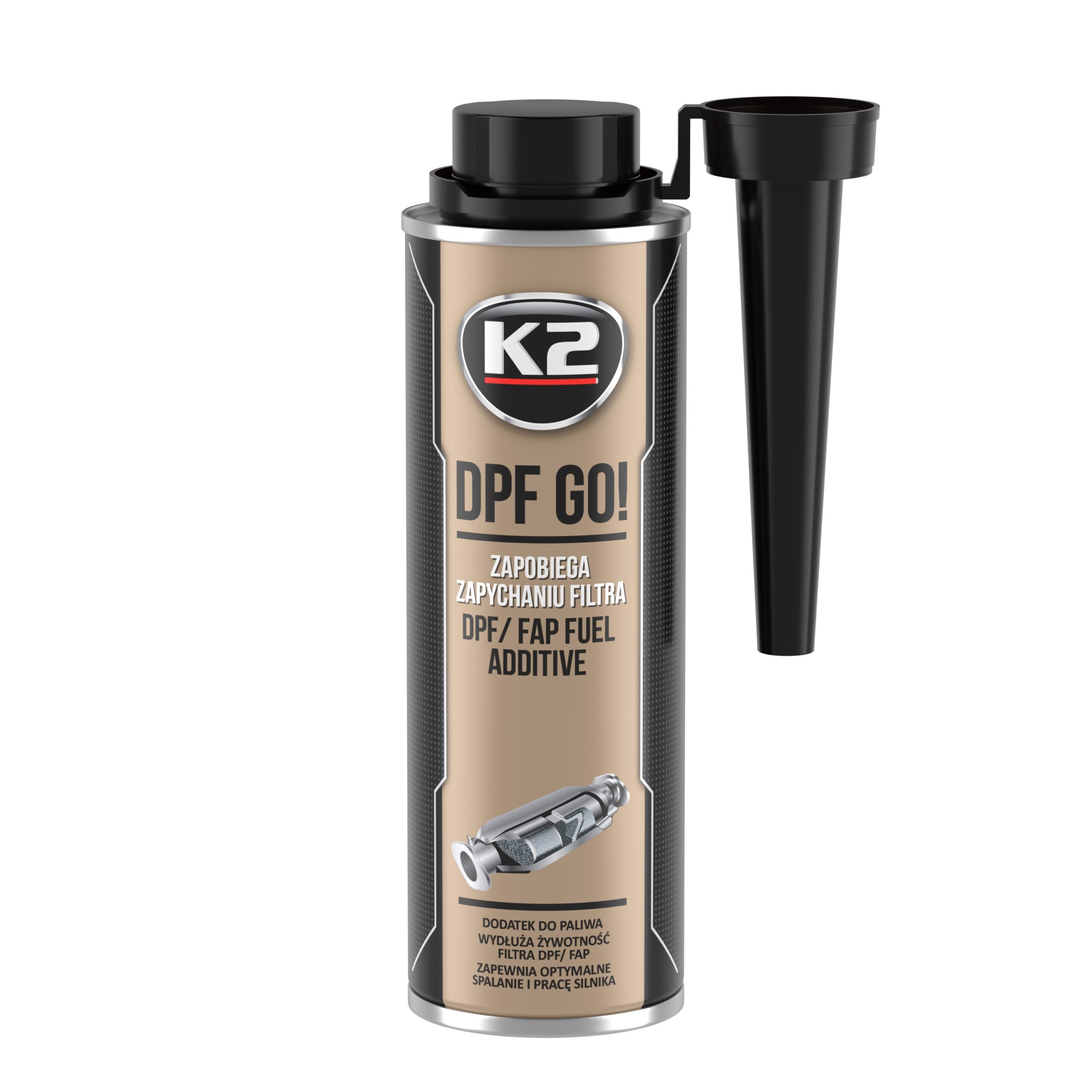 K2 DPF GO! 250ML DPF FAP FUEL ADITIVE