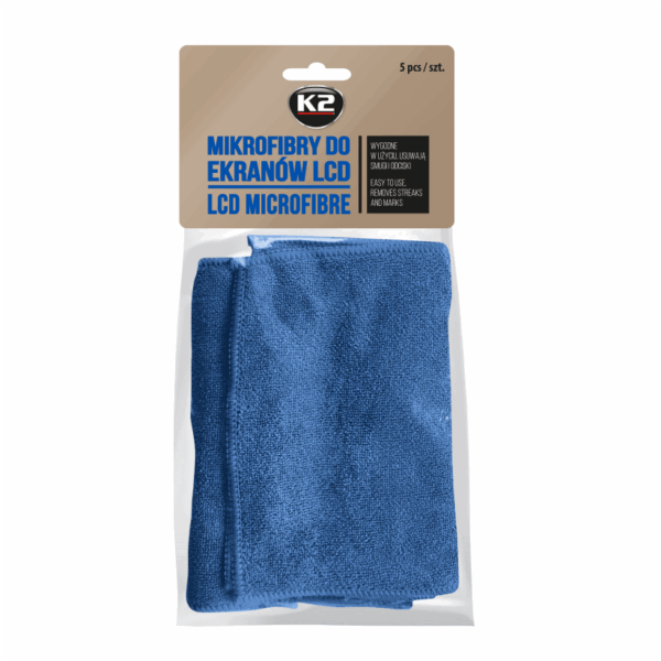 K2 LCD MICROFIBRA 5BUC/SET 15X15CM