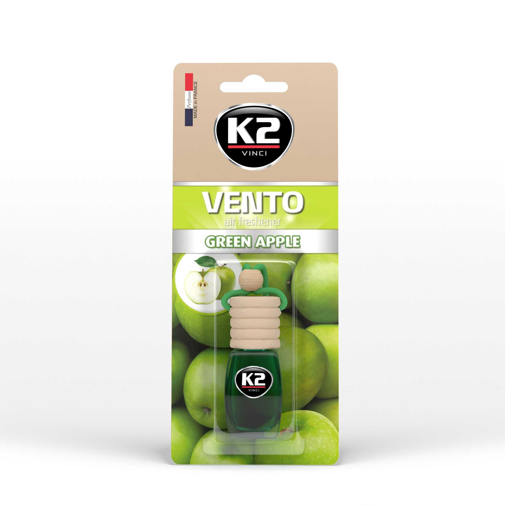 K2 VENTO 8ML BLISTER Oorizant sticluta cu snur GREEN APPLE