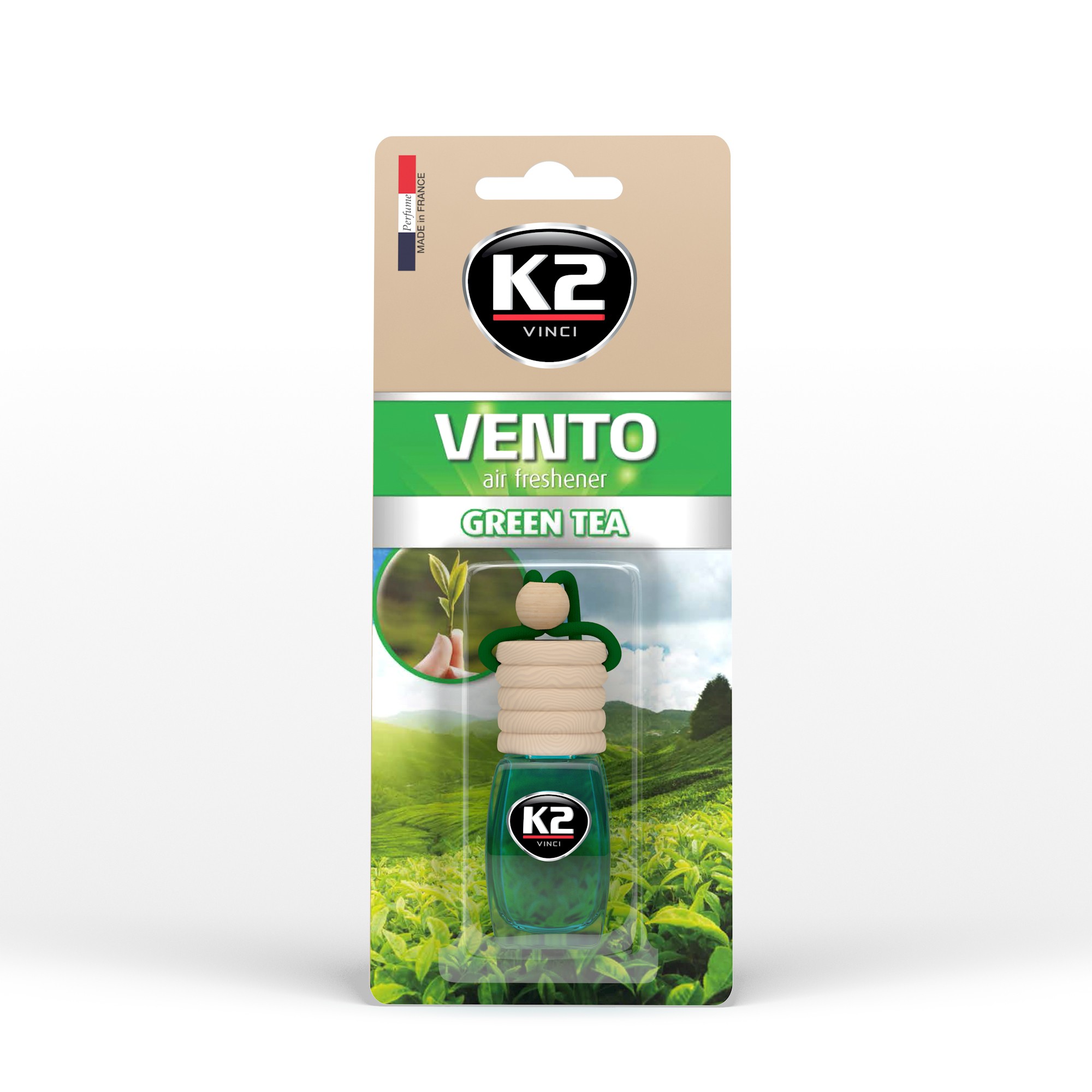 K2 VENTO 8ML BLISTER Odorizant sticluta cu snur GREEN TEA