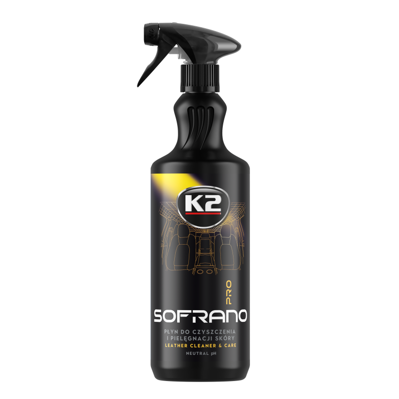 K2 SOFRANO PRO LEATHER CLEANER 1L ATOMIZER NEUTRALE PH BUC