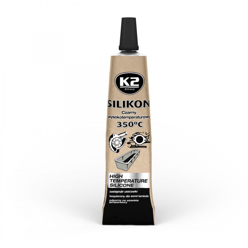 K2 SILICON NEGRU TUB +350 C 21 G 