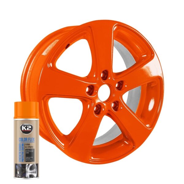 K2 COLOR FLEX PORTOCALIU 400 ML - Image 2