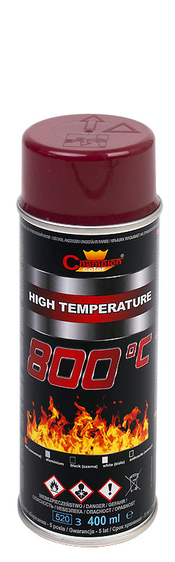 Spray vopsea temperatura rosu